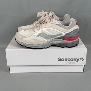 Saucony ProGrid Omni 9 Running Shoes Mens 7 Ivory/Gray W8.5 Unisex S70845-1 New